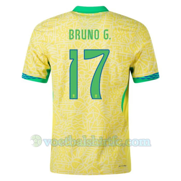 Bruno G. #17 Brazilië Voetbalshirt Copa America 2024 Thuistenue Heren