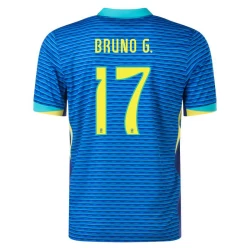Bruno G. #17 Brazilië Voetbalshirt Copa America 2024 Uittenue Heren