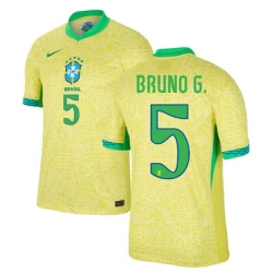 Bruno G. #5 Brazilië Voetbalshirt Copa America 2024 Thuistenue Heren
