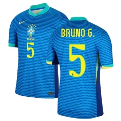 Bruno G. #5 Brazilië Voetbalshirt Copa America 2024 Uittenue Heren