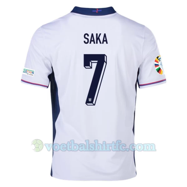 Bukayo Saka #7 Engeland Voetbalshirt EK 2024 Thuistenue Heren