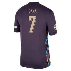 Bukayo Saka #7 Engeland Voetbalshirt EK 2024 Uittenue Heren