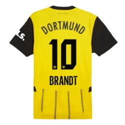 BVB Borussia Dortmund Brandt #10 Voetbalshirt 2024-25 Thuistenue Heren