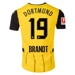 BVB Borussia Dortmund Brandt #19 Voetbalshirt 2024-25 Thuistenue Heren