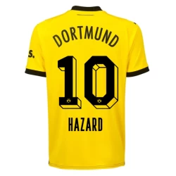 BVB Borussia Dortmund Eden Hazard #10 Voetbalshirt 2023-24 Thuistenue Heren