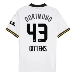 BVB Borussia Dortmund Gittens #43 Voetbalshirt 2024-25 Thuistenue Heren