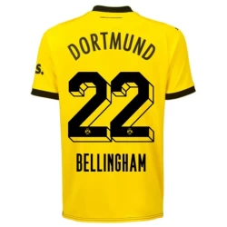 BVB Borussia Dortmund Jude Bellingham #22 Voetbalshirt 2023-24 Thuistenue Heren