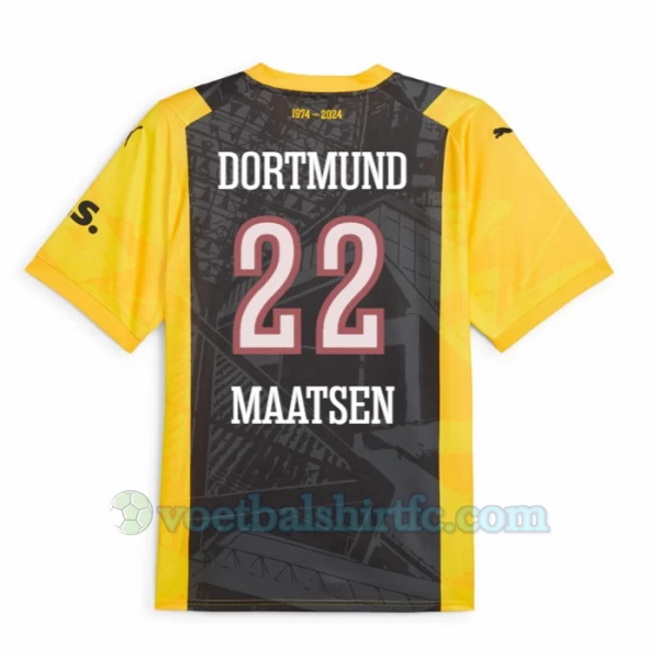 BVB Borussia Dortmund Maatsen #22 Voetbalshirt 2024-25 Special Thuistenue Heren