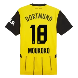BVB Borussia Dortmund Moukoko #18 Voetbalshirt 2024-25 Thuistenue Heren