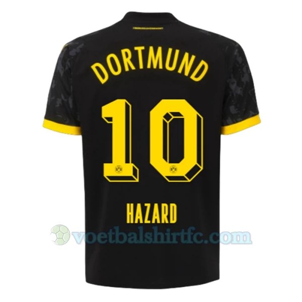 BVB Borussia Dortmund Voetbalshirt 2023-24 Eden Hazard #10 Uittenue Heren