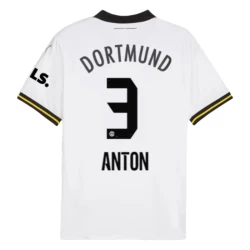 BVB Borussia Dortmund Voetbalshirt Anton #3 2024-25 Thirdtenue Heren