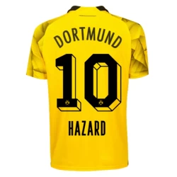 BVB Borussia Dortmund Voetbalshirt Eden Hazard #10 2023-24 Thirdtenue Heren