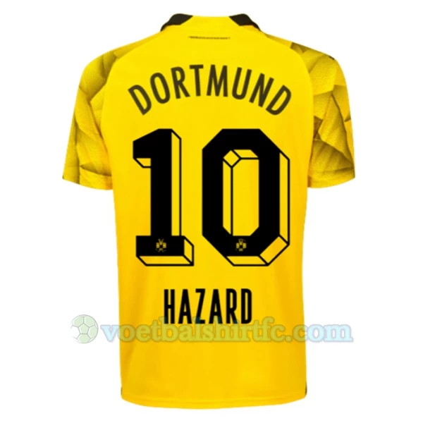 BVB Borussia Dortmund Voetbalshirt Eden Hazard #10 2023-24 Thirdtenue Heren