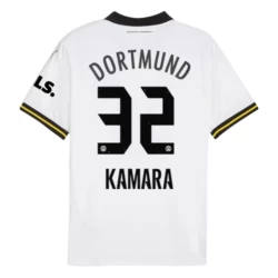 BVB Borussia Dortmund Voetbalshirt Kamara #32 2024-25 Thirdtenue Heren