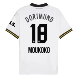 BVB Borussia Dortmund Voetbalshirt Moukoko #18 2024-25 Thirdtenue Heren