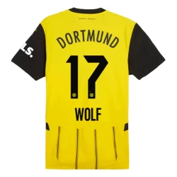 BVB Borussia Dortmund Wolf #17 Voetbalshirt 2024-25 Thuistenue Heren