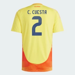 C. Cuesta #2 Colombia Voetbalshirt Copa America 2024 Thuistenue Heren