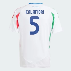 Calafiori #5 Italië Voetbalshirt EK 2024 Uittenue Heren