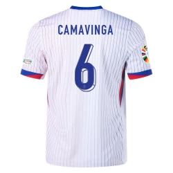 Camavinga #6 Frankrijk Voetbalshirt EK 2024 Uittenue Heren