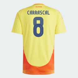 Carrascal #8 Colombia Voetbalshirt Copa America 2024 Thuistenue Heren