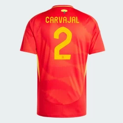 Carvajal #2 Spanje Voetbalshirt EK 2024 Thuistenue Heren