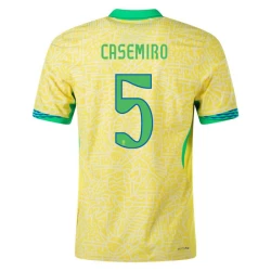 Casemiro #5 Brazilië Voetbalshirt Copa America 2024 Thuistenue Heren