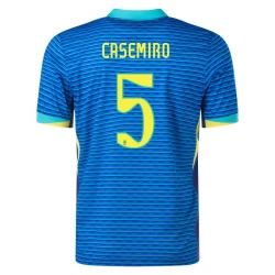 Casemiro #5 Brazilië Voetbalshirt Copa America 2024 Uittenue Heren