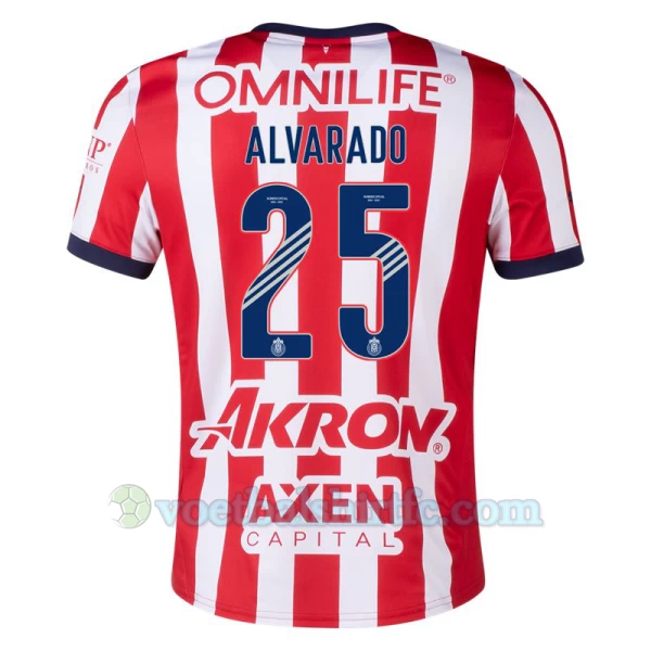 CD Guadalajara Alvarado #25 Voetbalshirt 2024-25 Thuistenue Heren