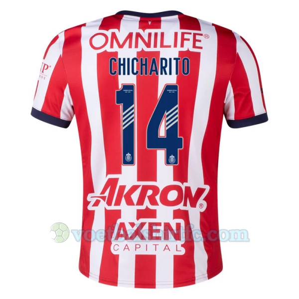 CD Guadalajara Chicharito #14 Voetbalshirt 2024-25 Thuistenue Heren