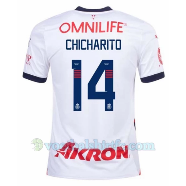 CD Guadalajara Voetbalshirt 2023-24 Chicharito #14 Uittenue Heren