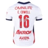 CD Guadalajara Voetbalshirt 2024-25 C. Cowell #16 Uittenue Heren