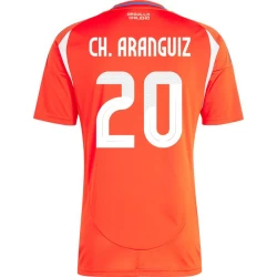 Ch. Aranguiz #20 Chili Voetbalshirt Copa America 2024 Thuistenue Heren