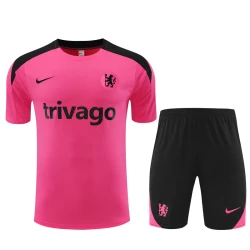 Chelsea FC Trainings T-Shirt Set 2024-25 Roze