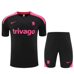 Chelsea FC Trainings T-Shirt Set 2024-25 Zwart