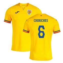 Chiriches #6 Roemenië Voetbalshirt EK 2024 Thuistenue Heren