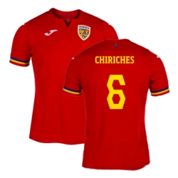 Chiriches #6 Roemenië Voetbalshirt EK 2024 Uittenue Heren
