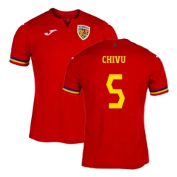 Chivu #5 Roemenië Voetbalshirt EK 2024 Uittenue Heren