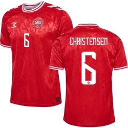 Christensen #6 Denemarken Voetbalshirt EK 2024 Thuistenue Heren