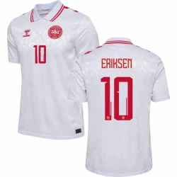 Christian Eriksen #10 Denemarken Voetbalshirt EK 2024 Uittenue Heren