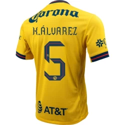 Club América K. Alvarez #5 Voetbalshirt 2024-25 Thuistenue Heren