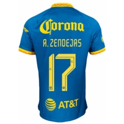 Club América Voetbalshirt 2023-24 A. Zendejas #17 Uittenue Heren