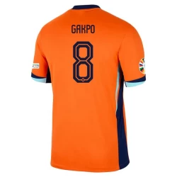 Cody Gakpo #8 Nederlands Voetbalshirt EK 2024 Thuistenue Heren