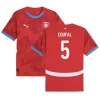 Coufal #5 Tsjechië Voetbalshirt EK 2024 Thuistenue Heren