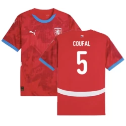 Coufal #5 Tsjechië Voetbalshirt EK 2024 Thuistenue Heren