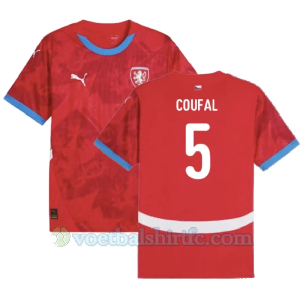 Coufal #5 Tsjechië Voetbalshirt EK 2024 Thuistenue Heren