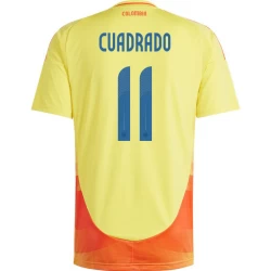Cuadrado #11 Colombia Voetbalshirt Copa America 2024 Thuistenue Heren