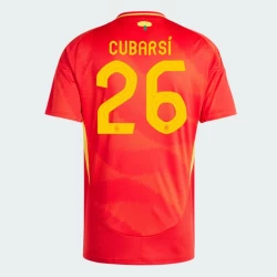 Cubarsi #26 Spanje Voetbalshirt EK 2024 Thuistenue Heren