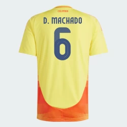 D. Machado #6 Colombia Voetbalshirt Copa America 2024 Thuistenue Heren