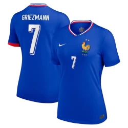 Dames Antoine Griezmann #7 Frankrijk Voetbalshirt EK 2024 Thuistenue