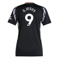 Dames Arsenal FC Voetbalshirt 2024-25 Gabriel Jesus #9 Uittenue